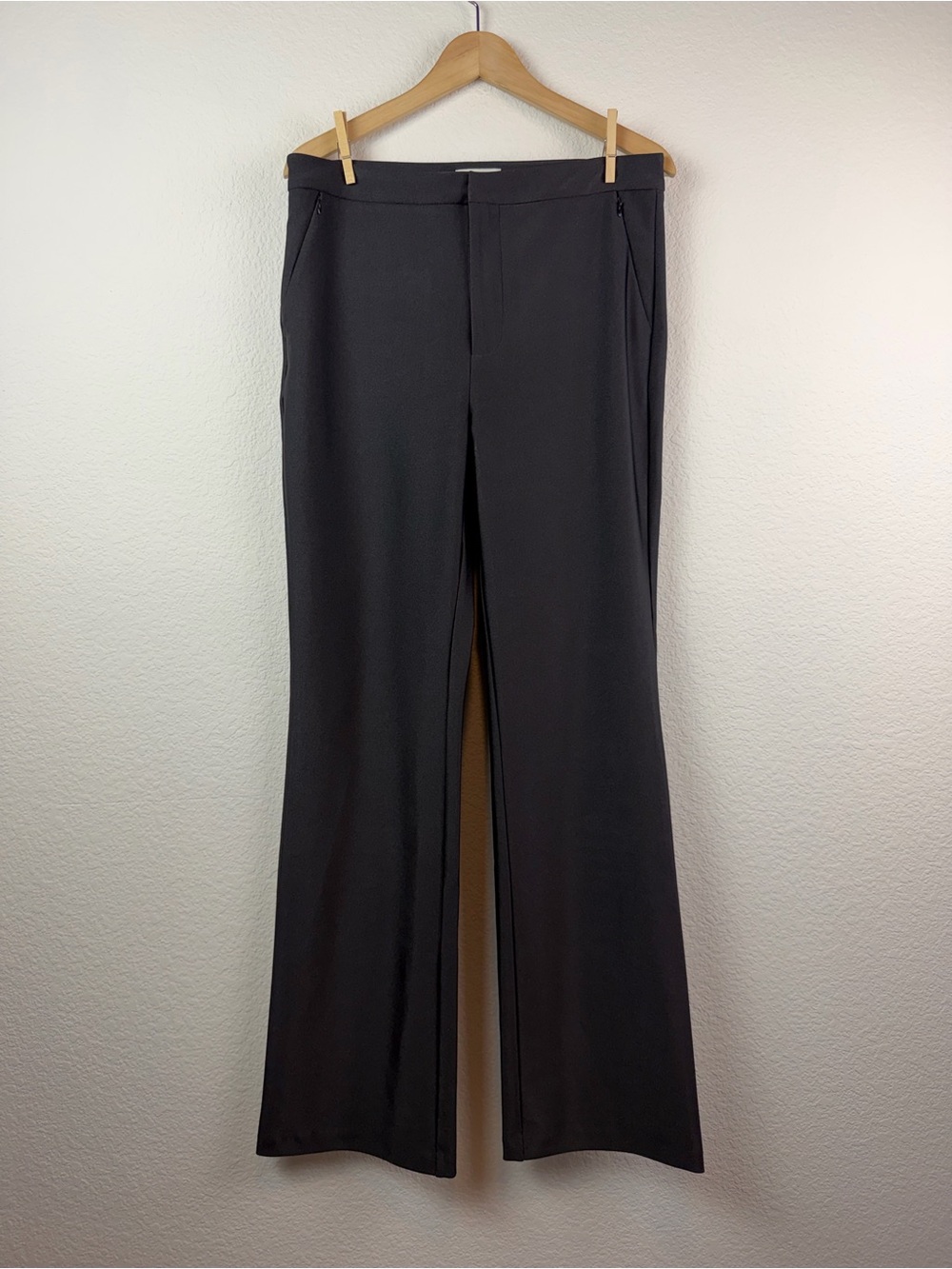 Good American Scuba Wide Leg Trousers